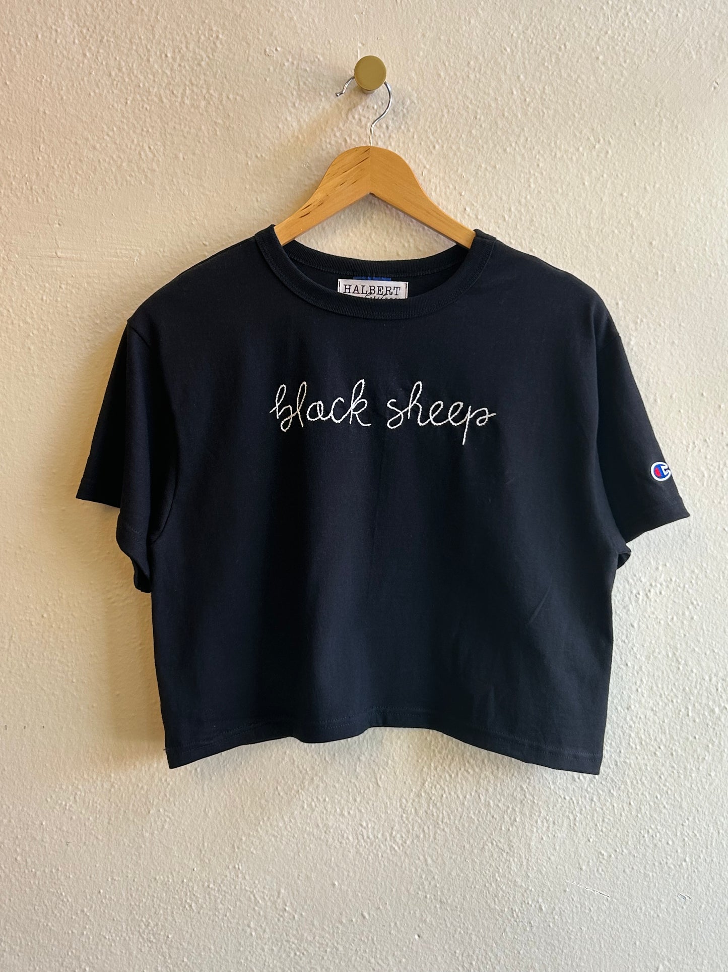 Baa-Baa Black Sheep Cropped Tee