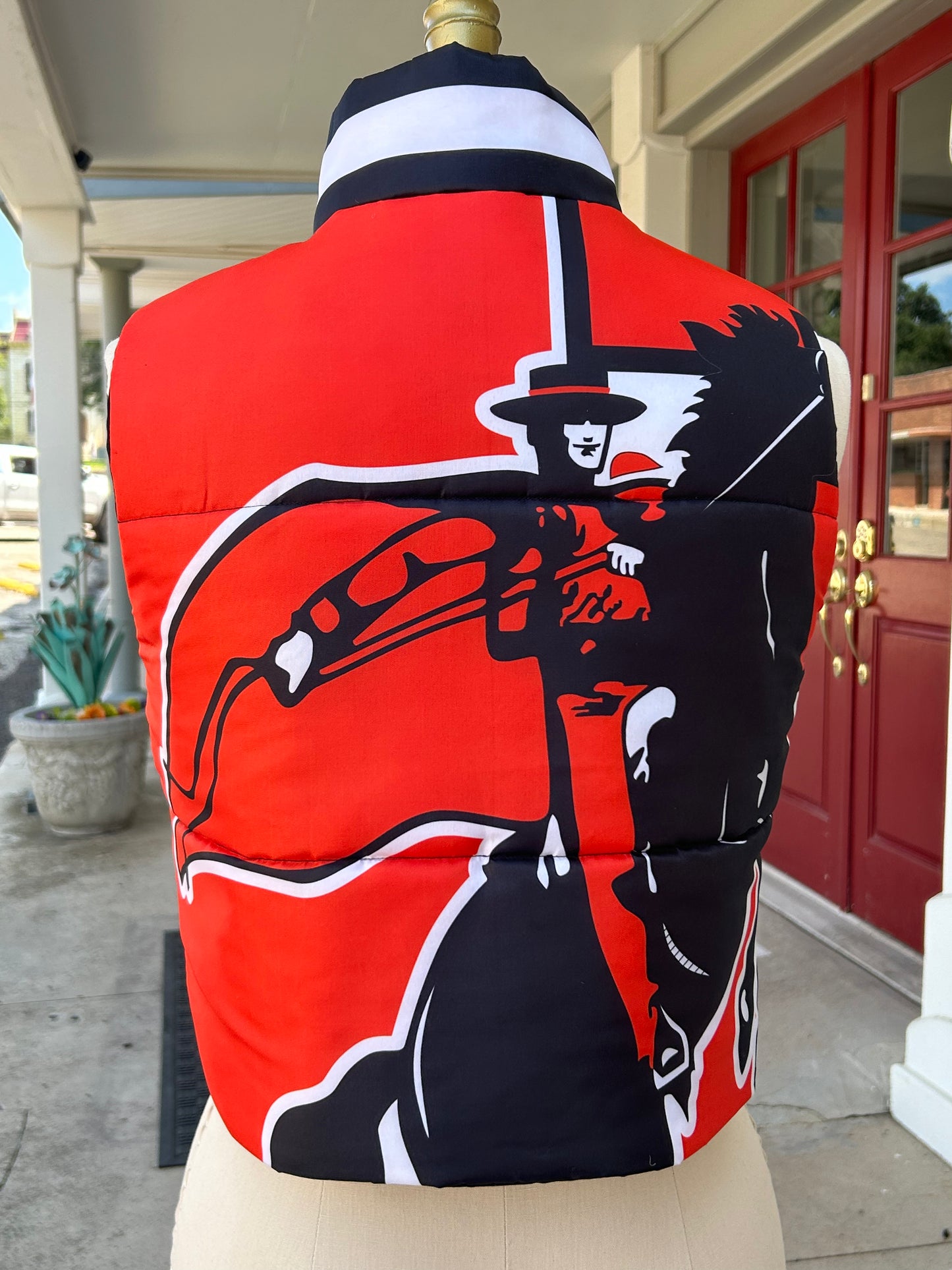 CUSTOM Flag on the Play Puffy Vest