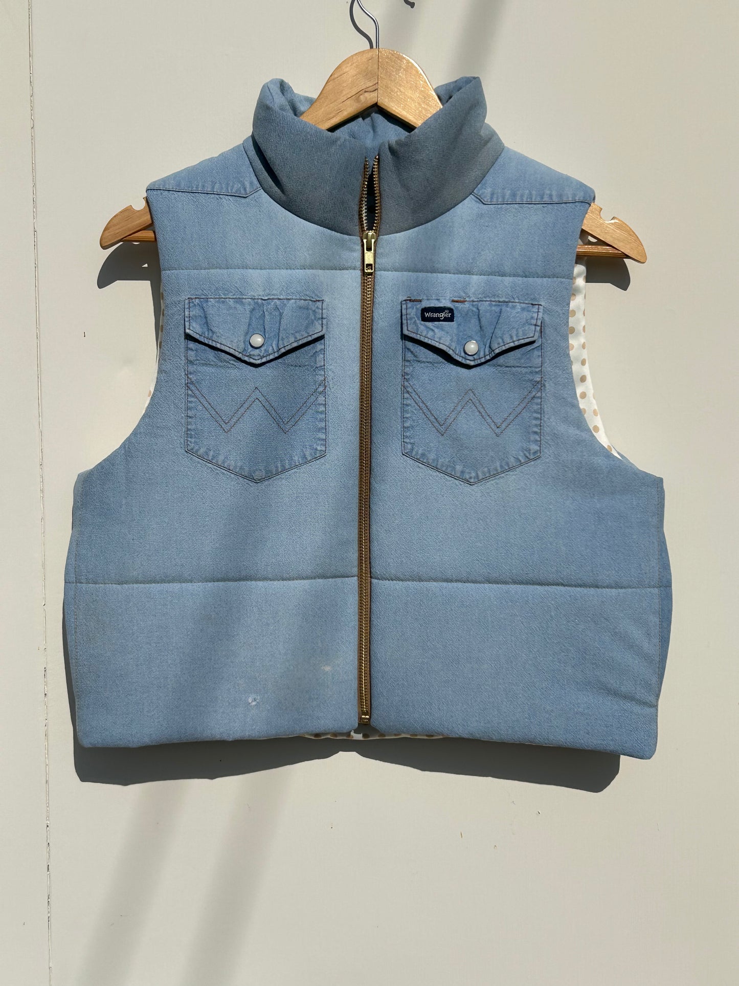 Cowboy Up-cycled Vest - Small