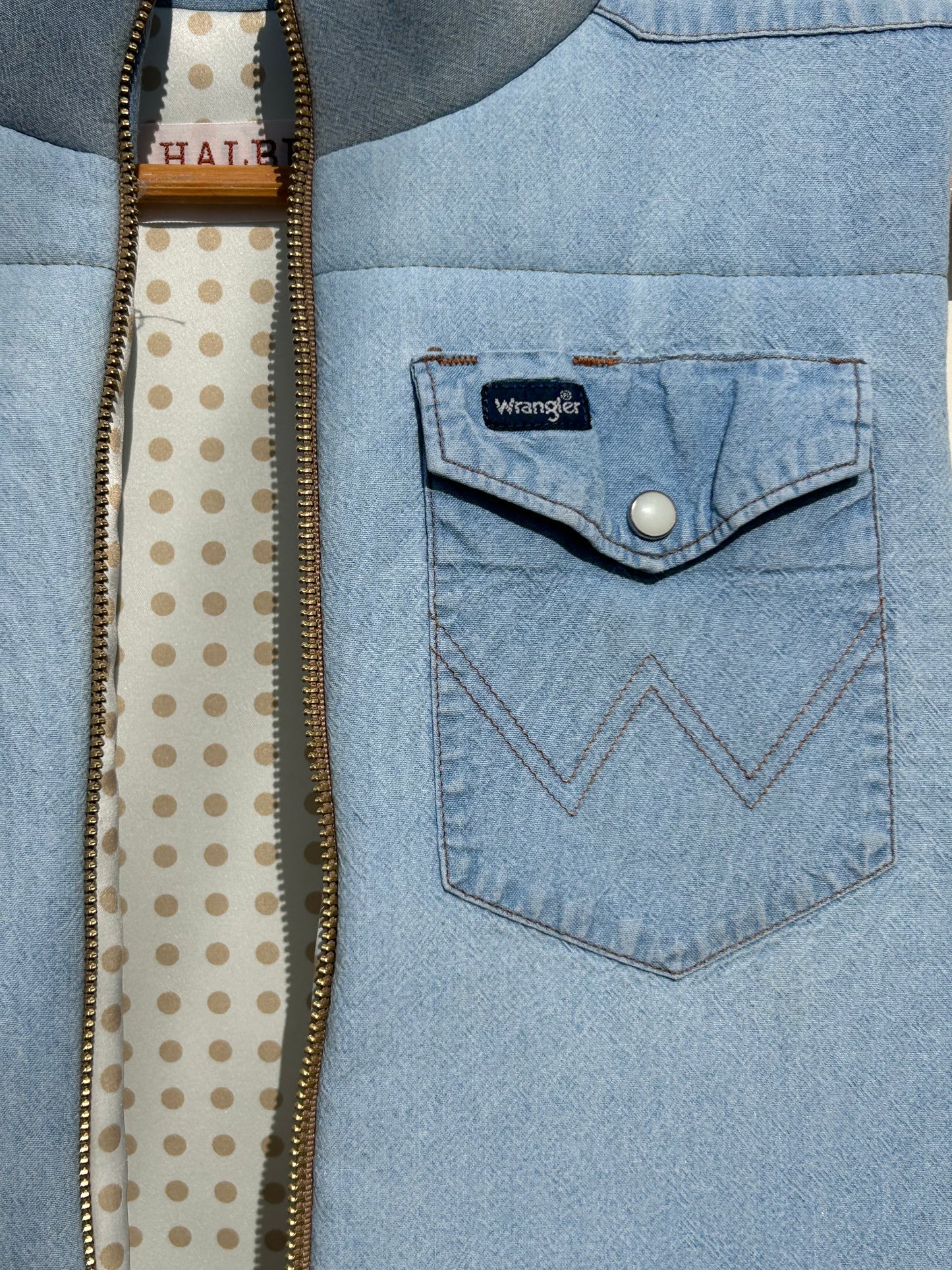 Cowboy Up-cycled Vest - Small