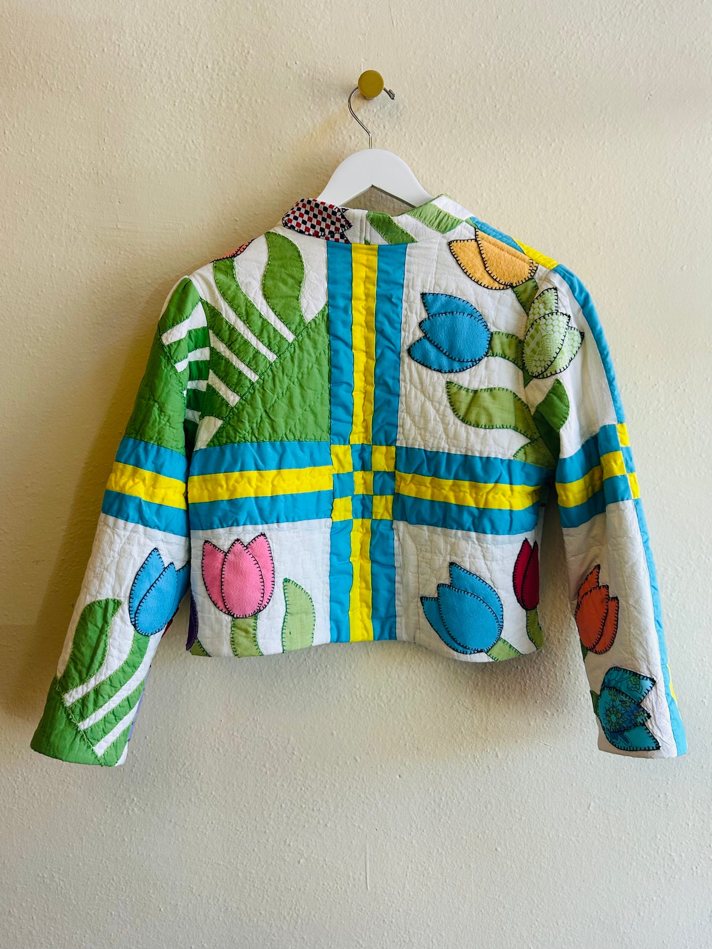 Granny's Tulips Quilt Jacket