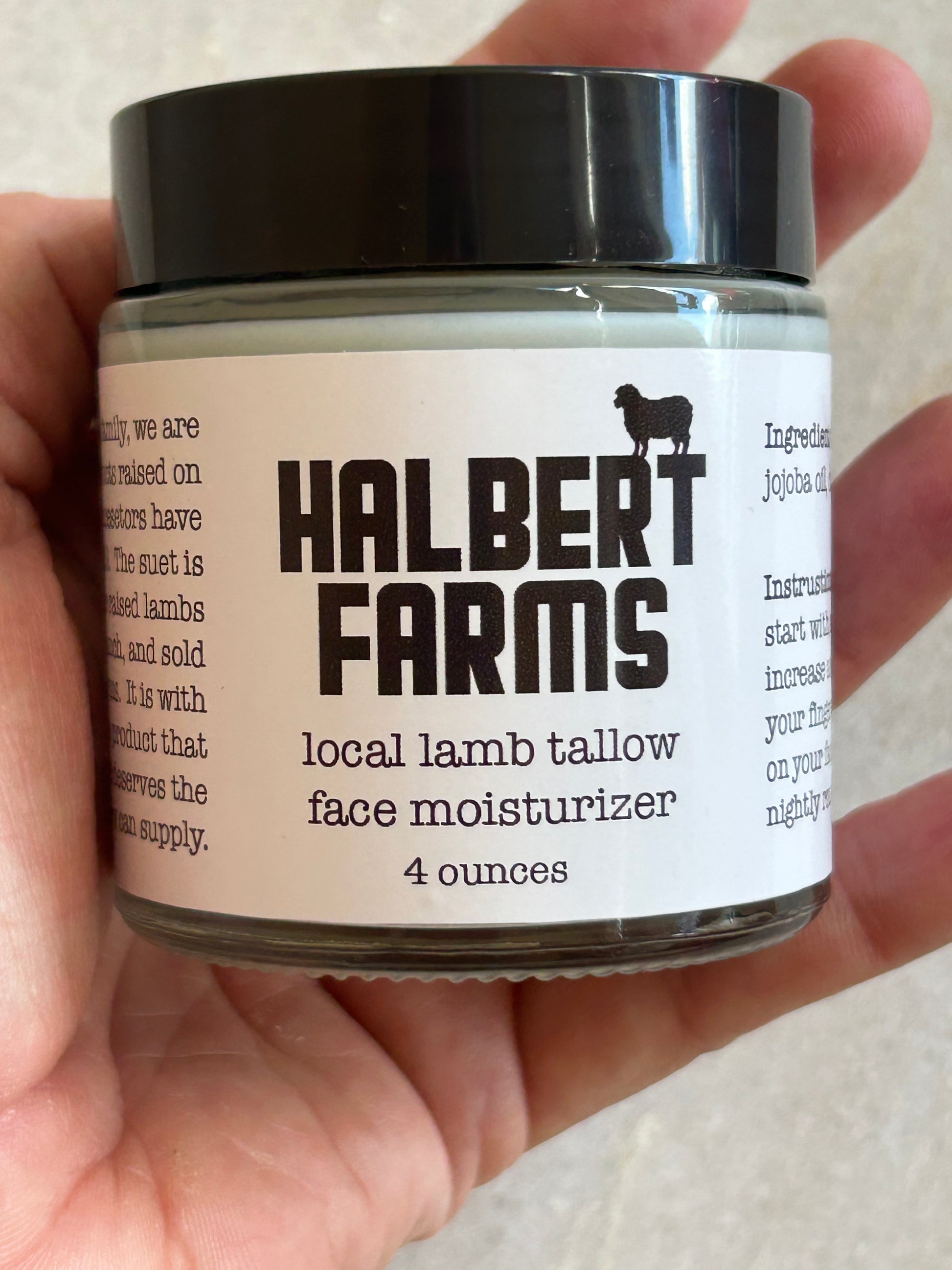 Lab Tallow Lamb Tallow Face Moisturizer – Halbert Heritage
