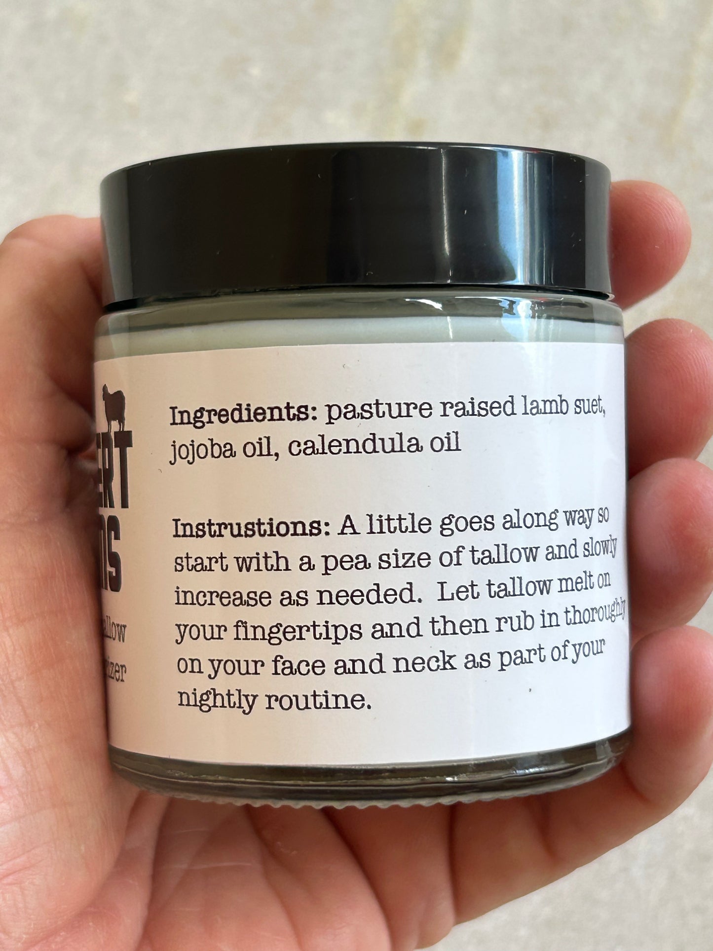 Lamb Tallow Face Moisturizer